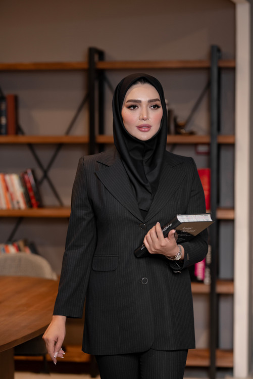 کت و شلوار گاباردین دیپلمات کد A-55